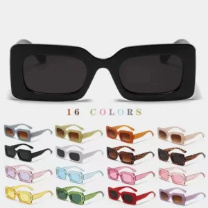 New Candy Color Square Sunglasses Jelly Color Small Frame Sunglasses Women Fashion Personality Sunglasses