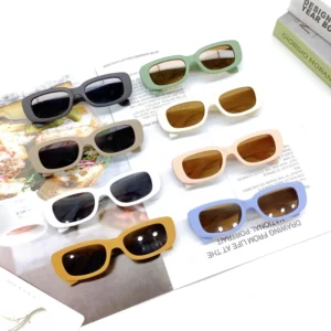 New Colors Fashion UV400 Protection Small Square Girls Boys Kids Sunglasses