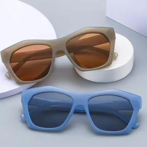 New Coming Irregular Plastic Frame Sun Glasses Luxury Custom Logo Women Shade Eyeglasses Trendy Lady Sunglasses