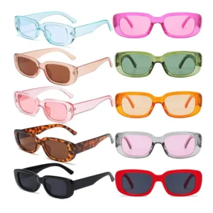 New Creative Custom Retro Small Frame Sunglasses Men Women Sunglasses American Fashion Street Style Sunglasses