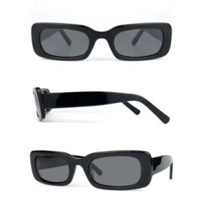 New Custom Logo Shades Ladies Fashion Mens Classics Luxury Small Square Acetate UV400 Sunglasses Women Sunglasses