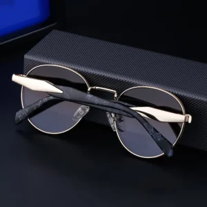 New Design Fashion Round Frame Sunglasses High Quality Retro Style UV400 Metal Frame Shades Eyewear Sunglasses