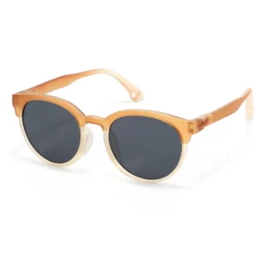 New Design Gradient Color Boys Girls UV400 Flexible Light TR90 Round Polarized Foldable Kids Sunglasses