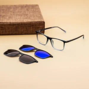 New Design Kids Eyeglasses Frame Polarized Sun Glasses Magnetic Clip on Polarized Sunglasses