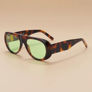 New Design Retro Wide Leg Women Oversized Acetate Sunglasses Men Thick Frame Fashion Sunglasses for men