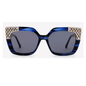 New Fashion Acetate Sunglasses Polarized Trend Large Frame Rectangular Shape Women’s Sunglasses Rimmed