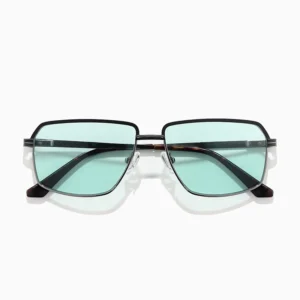 New Fashion Custom Logo Sunglasses Square Metal Frame Gold and Silver UV400 High Quality Irregular Design Comfortable Trendy