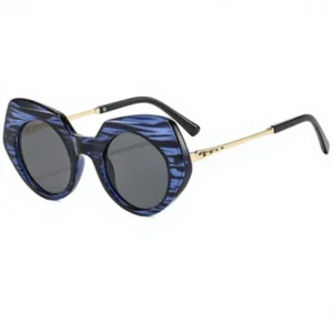 New Fashion Irregular Frame Metal Sunglasses Unisex Light Weight Durable Comfortable UV400 Fashion Women Sunglasses