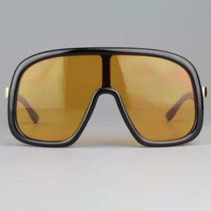 New Fashion One piece Big Full Rim Square Sunglasses Women’s High Quality Personality UV400 Protection Purple Red Blue Gray