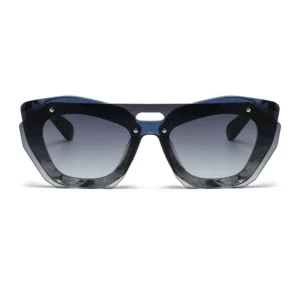 New Fashion Polygon Ins Style Full Rim Luxury Men Sunglasses Women Designer Shade Sunglasses