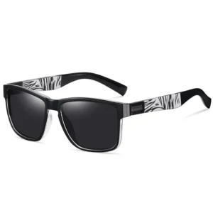 New Fashion Sunglasses Men’s Outdoor Cycling Mirror Polarizer Fashion Square Frame Sunglasses