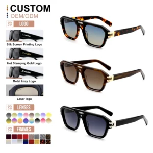 New Fashion Trendy Vintage Classics Acetate Sunglasses Retro Big Frame Ultraviolet proof Gradient Sunglasses Anteojos De Sol