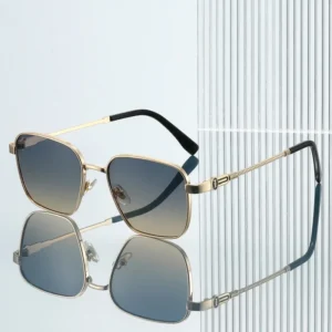 New Fashionable Square UV400 Sunglasses 1009 European American Trend Simple Design Driving Sunshade