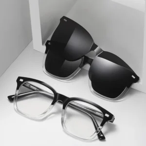New Fashionable Trendy Design TR90 Clip on Sunglasses 3 1 Frame High Quality Handmade Polarized Unisex for Reading