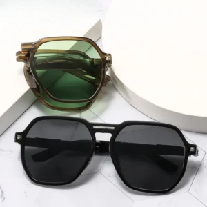 New Folding Polarized Sunglasses for Women With High Quality Square Glasses for Outdoor Driving