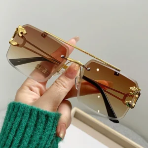 New Frameless Advanced UV400 Sunglasses for Men’s & Women’s Driving High end Fashion Outdoor Use