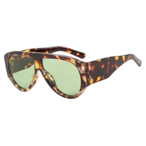 New High End Personalized Cross Border European American Unisex UV400 Fashion Trend Sunglasses with PC Frame PAISHEO D9588