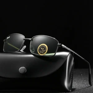 New Men’s Polarized Square Full Frame Sunglasses Outdoor Driving Driver Glass Personalized