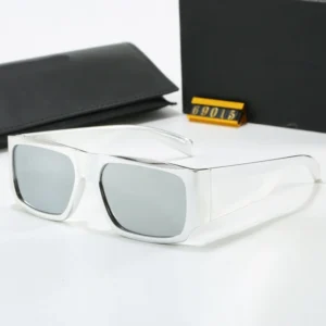New Outdoor Square Retro Designer Sunglasses High Quality Large Frame Luxury Sunglasses