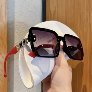 New Polarized Frameless Sunglasses Fashion Bare Faced Unisex High End Trendy Shades Personality UV Proof