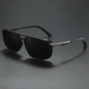 New Popular Retro Vintage Square Driving UV400 Polarized Men Sunglasses