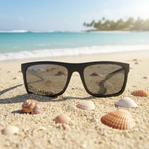New Rectangle Outdoor Suitable Eyewear Custom Logo Multiple Color Options High Quality Unisex Polarized Glass Lenses TR90