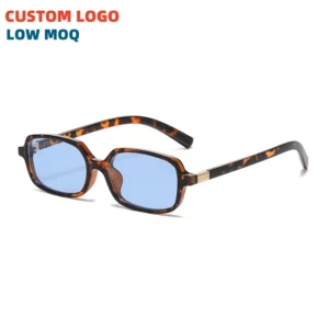 New Small Square Vintage Women’s Retro Shades Designer Classic Simple Fashion Rectangle Sunglasses for Ladies Unisex