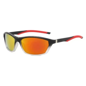New Sports Polarized Anti Reflective Full Frame Sunglasses for Men and Women Fashion Plastic Outdoor Black UV400 Goggles