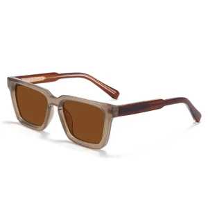 New Square Shaped TR90 Polarized Sunglasses High Quality UV Protection Sunglasses Mens Custom Luxury Sunglasses