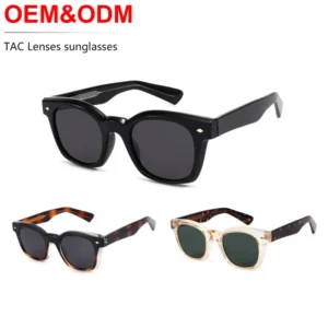 New Sunglasses Women’s High-End Polarized Sunglasses Anti-ultraviolet Men’s Trend Ferrule Temples Glasses