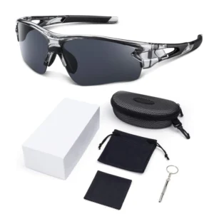 New TR90 Wraparound Frame Pickleball Cycling Fishing UV400 Protection Sport Sunglasses for Men Women