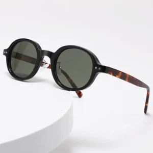 New Tr90 and Acetate Men’s Cycling Sunglasses Customized Logo Retro Women’s UV400 Polarized Shades Sunglasses