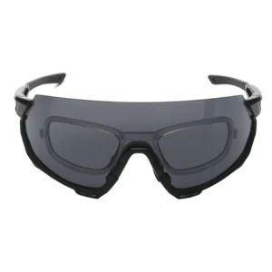 New Trend Unisex Windproof Sports Sunglasses with Blue Lens PC Material Polarized UV400 TR90 Frame