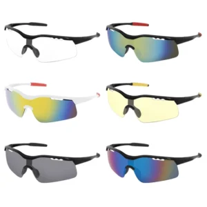 New Trendy Customized Glasses Shades Eyewear Men Ultraviolet proof High Quality Cycling Colorful UV400 Sports Sunglasses