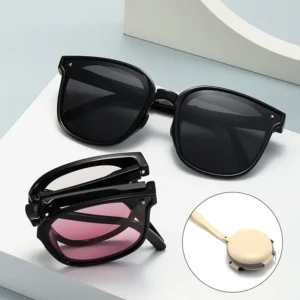 New Trendy Fashion Foldable Women’s Sunglasses Custom Designer Logo UV400