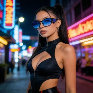 New Trendy Fashion Vintage Style Women’s Sunglasses Full Rim Square UV400 Protection Anti-Glare for OEM and ODM