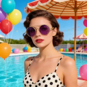 New Trendy Fashion Women’s Sunglasses Retro Classic Handmade Elegant Outdoor Designer UV400 Sunglasses SW-01 Full Rim