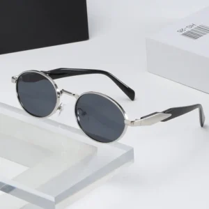 New Trendy Y2K Women’s Sunglasses Easy Matching Gold Green Yellow Lens High Quality UV400 Lenses for Driving