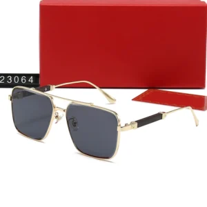 New Unisex Polarized Full Frame Sunglasses Square UV400 Protection Fashionable Driving & Traveling Vacationing 23064