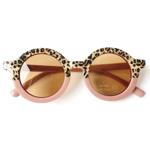 New Vintage Kids Girls Boys Sunglasses Custom Children Round Plastic Uv400 Kids Newest Fashion Baby Sunglasses