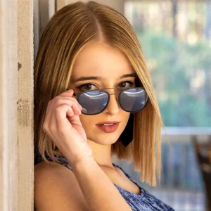 Newest Combined Together Nylon Frame Metal Fashion Unisex Sunglasses
