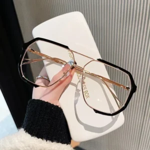 Newest Fashion Shades Sunglasses Personality Designer Large Double Beam Square Frame Oversized Sunglasses