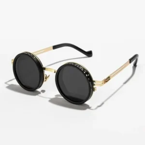 Nine-level Adjustable Dimming UV400 Full Frame Sunglasses Stepless Rotating Filter Retro Personalized Polarized Steampunk Style