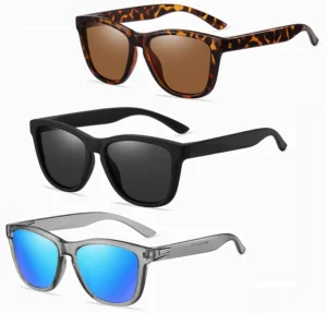 No Screw Men Polarized Sunglasses Square Retro Fashion Shades Custom Logo Sunglasses for Men Driving Glasses
