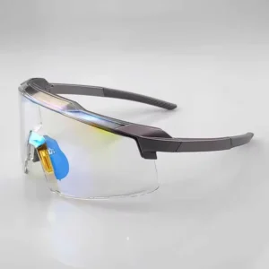 OEM Custom Logo Oversized Polarized Sports Sunglasses Men and Women One piece Design Cycling Running Outdoor Sunglasses