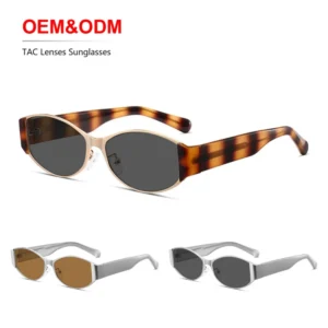 OEM Custom Thick Fashion Retro High Quality Eyewear for Men and Women Unisex Acetate Sunglasses Eyeglass Frame Polarized Lenses