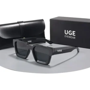 OEM ODM Custom Logo Retro Rectangle Luxury Brand Designer Thick Acetate Vintage Square Polarized Sunglasses for Mens Women