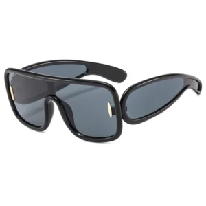 OEM One-piece Sunglasses Female Personality Outdoor Sunglasses Female Cross-border Customizable Logo Sunglasses