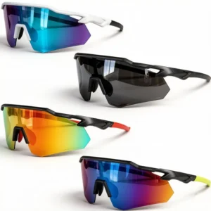 OEM Sports Glasses Factory Price Polarized TR90 UV400 Outdoor Cycling Driving Fishing Running Sports Sunglasses Custom
