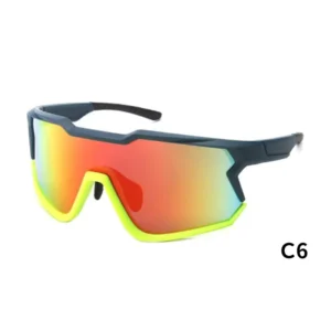 OEM TR90 Half Rim Frame Unisex UV400 Anti Radiation Durable Outdoor Sport Hiking Bicycle Cycling Windproof Sunglasses